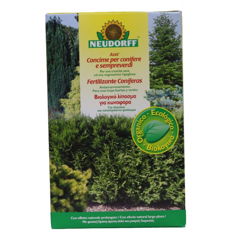 Abono orgánico a base de subproductos de origen animal y vegetal NPK 9-3-5
-También aplicable a los árboles de hoja perenne
-E