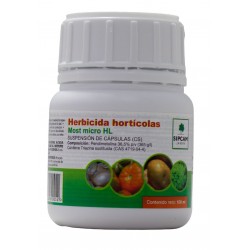 MOST MICRO es un herbicida selectivo a base de pendimetalina para aplicación en preemergencia o postemergencia precoz contra mal
