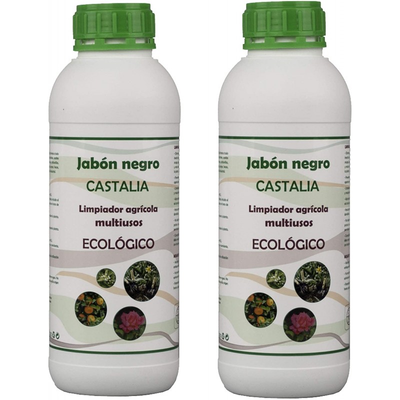 Castalia Jabón Negro Ecológico - Pack 2 de litros Total - Jabón Potásico