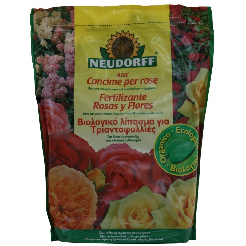 Abono orgánico a base de subproductos de origen animal y vegetal NPK 7-7-5
-Para una floración frondosa y colorida
-Efecto inm