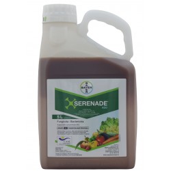 Serenade ASO es un fungicida biológico preventivo que se utiliza para combatir enfermedades en cultivos de fresa, zanahoria, lec