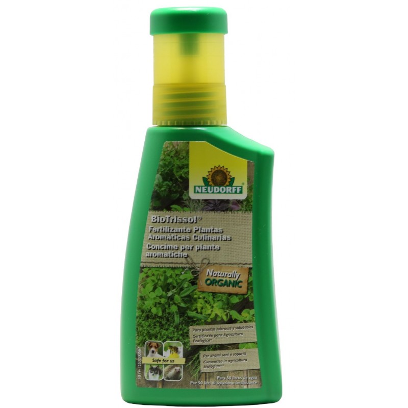 Abono orgánico NK 3-5 líquido de origen vegetal
-Para 50 litros de solución fertilizante
-Con tapón dosificador
-Con microele